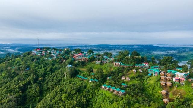 পাখির চোখে সাজেক উপত্যকা, বাংলাদেশের জনপ্রিয় পর্যটন গন্তব্য
