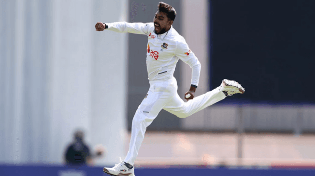 বাংলাদেশের জয়ের শেষ বড় অধ্যায়টি লিখেছেন মেহেদী হাসান মিরাজ।


