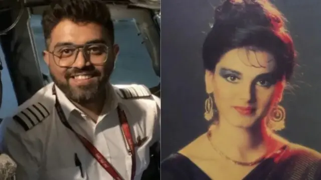 স্মিত মাচ্ছার (বাম দিকে) ও নীরজা ভানোত (ডান দিকে)